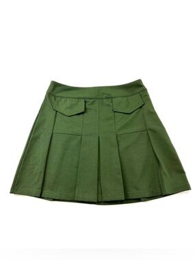 Current Mood pleat mini skirt Fits Small forest green unlined
Emo Goth Punk